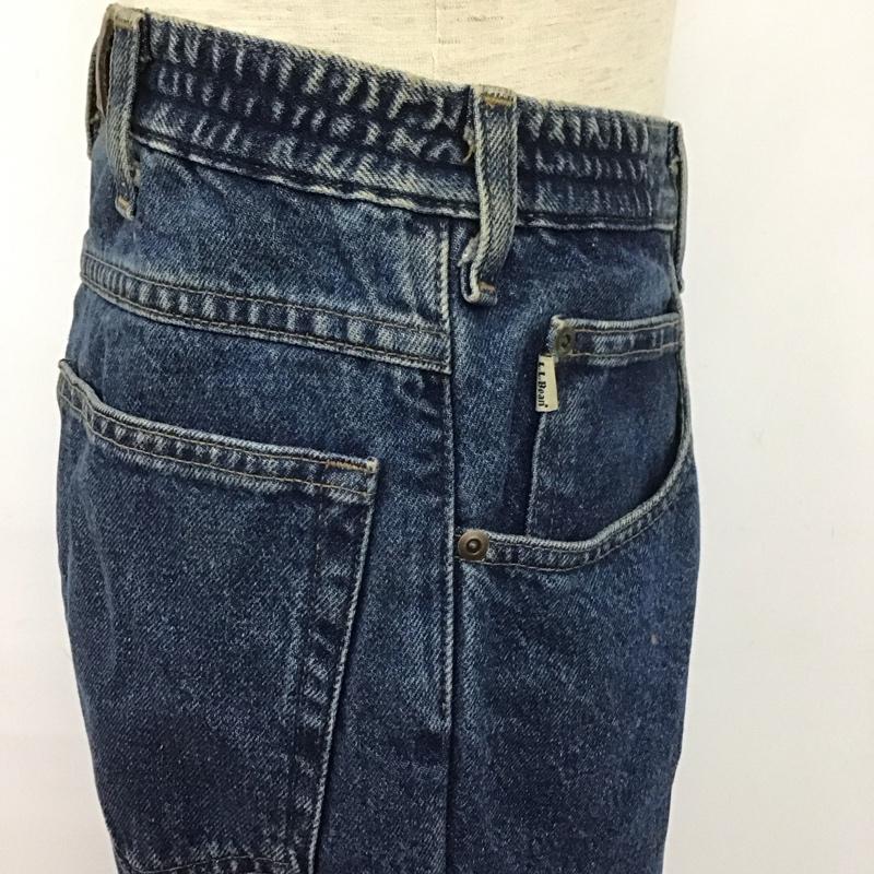 エルエルビーン L.L.Bean パンツ デニム、ジーンズ デニムパンツ ストレートパンツ カジュアルパンツ 30インチ 無地 インディゴ / インディゴ /  メンズ USED 古着 中古 10111101