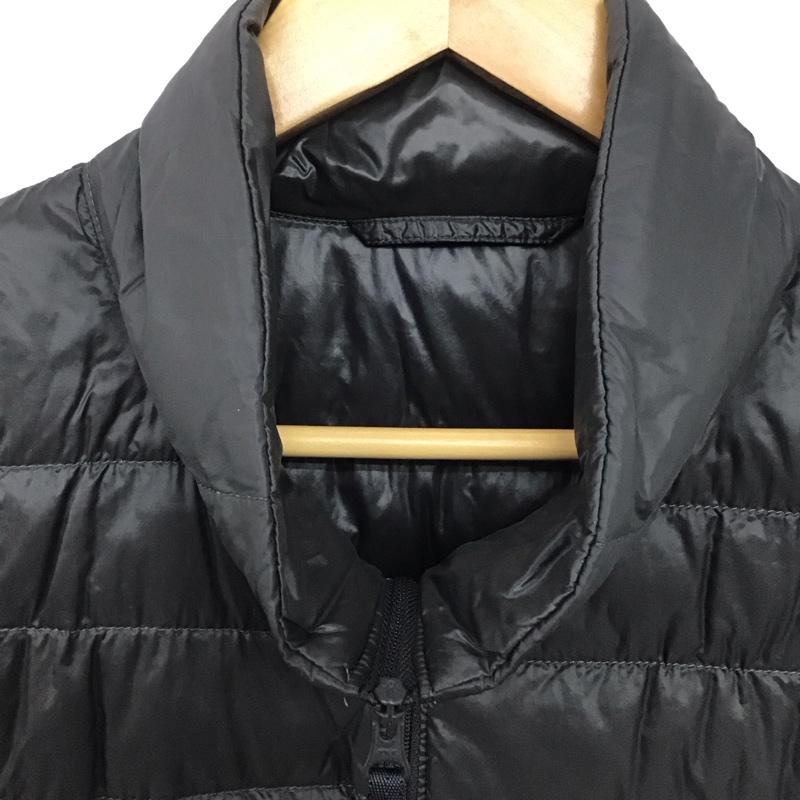 ユニクロ UNIQLO ベスト ベスト 311-079120 ウルトラライトダウンベスト ジップアップベスト 無地 黒 / ブラック /  メンズ USED 古着 中古 10142577