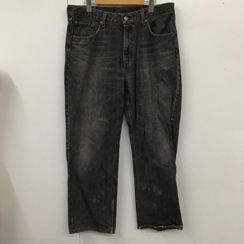リーバイス Levi s パンツ デニム、ジーンズ 533 W36 L32 36インチ 無地 黒 / ブラック /  メンズ USED 古着 中古 10114336