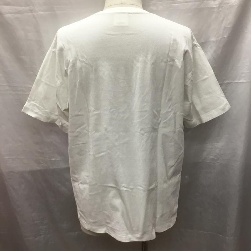 アベイシングエイプ A BATHING APE Tシャツ 半袖 クルーネック タイダイ ビッグロゴ L ロゴ、文字 白 / ホワイト /  メンズ USED 古着 中古 10119805