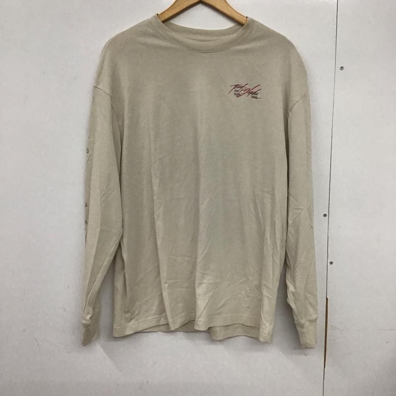 エアジョーダン AIR JORDAN カットソー 長袖 dm0847-104 ジョーダンFLTヘリテージ85L/Sクルー 長袖カットソー プリントTシャツ XXL ロゴ、文字 ベージュ / ベージュ /  メンズ USED 古着 中古 10132712