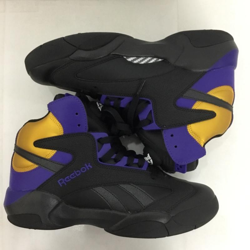 リーボック Reebok スニーカー スニーカー GY7127 SHAQ ATTAQ シャックアタック 27.5cm 箱有 27.5cm ロゴ、文字 黒 / ブラック / X 紫 / パープル / X 金 / ゴールド /  メンズ USED 古着 中古 10130764