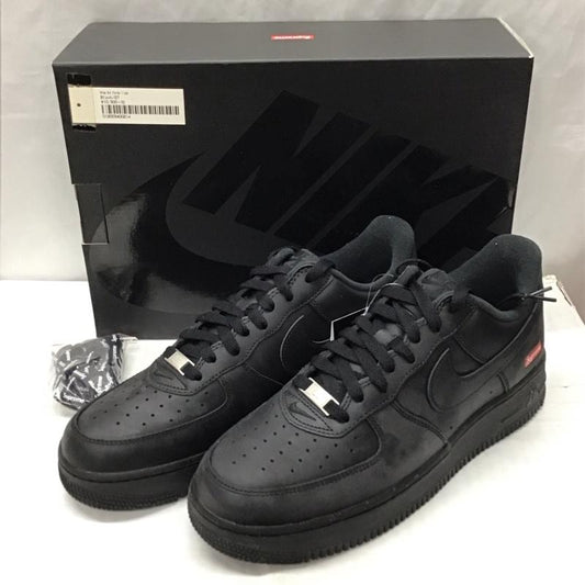 ナイキ NIKE スニーカー スニーカー CU9225 001 AIR FORCE 1 LOW SUPREME 27cm 箱有 27.0cm ロゴ、文字 黒 / ブラック /  メンズ USED 古着 中古 10118871