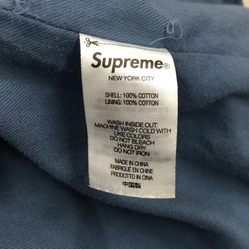シュプリーム Supreme ジャケット、上着 ジャケット、ブレザー FW21 CorduroyZipJacket ジップアップジャケット アウター M ロゴ、文字 青 / ブルー /  メンズ USED 古着 中古 10121682