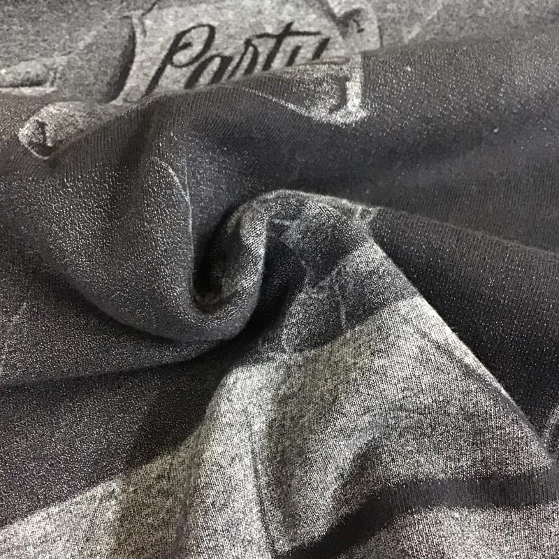 古着 USED Tシャツ 半袖 半袖カットソー プリントTシャツ クルーネックカットソー murina 90s XL プリント 黒 / ブラック /  メンズ USED 古着 中古 10116375