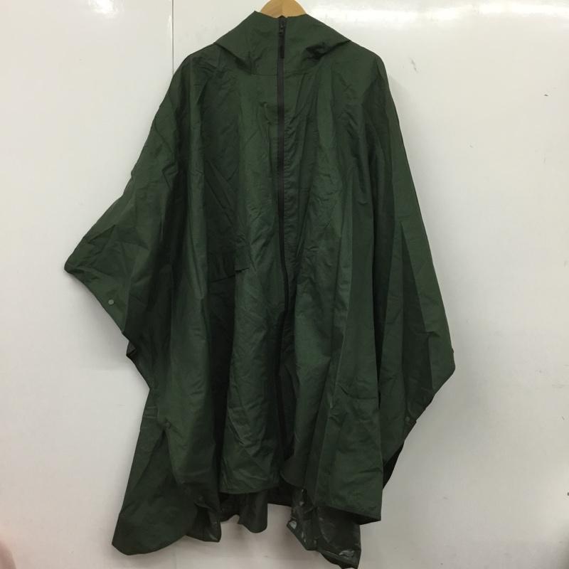 キウ KiU ウェア ウェア RAIN PONCHO SO210721B003 レインポンチョ FREE ロゴ、文字 緑 / グリーン /  メンズ USED 古着 中古 10145481