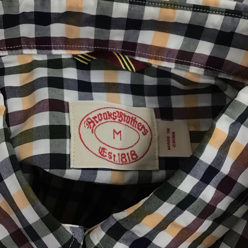 ブルックスブラザーズ BROOKS BROTHERS シャツ、ブラウス 長袖 ボタンダウン M チェック マルチカラー / マルチカラー /  メンズ USED 古着 中古 10111184