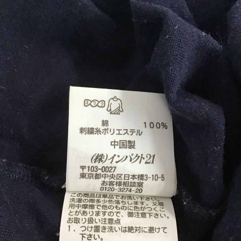 ラルフローレン RALPHLAUREN Tシャツ 半袖 L プリント 紺 / ネイビー /  レディース USED 古着 中古 10133501