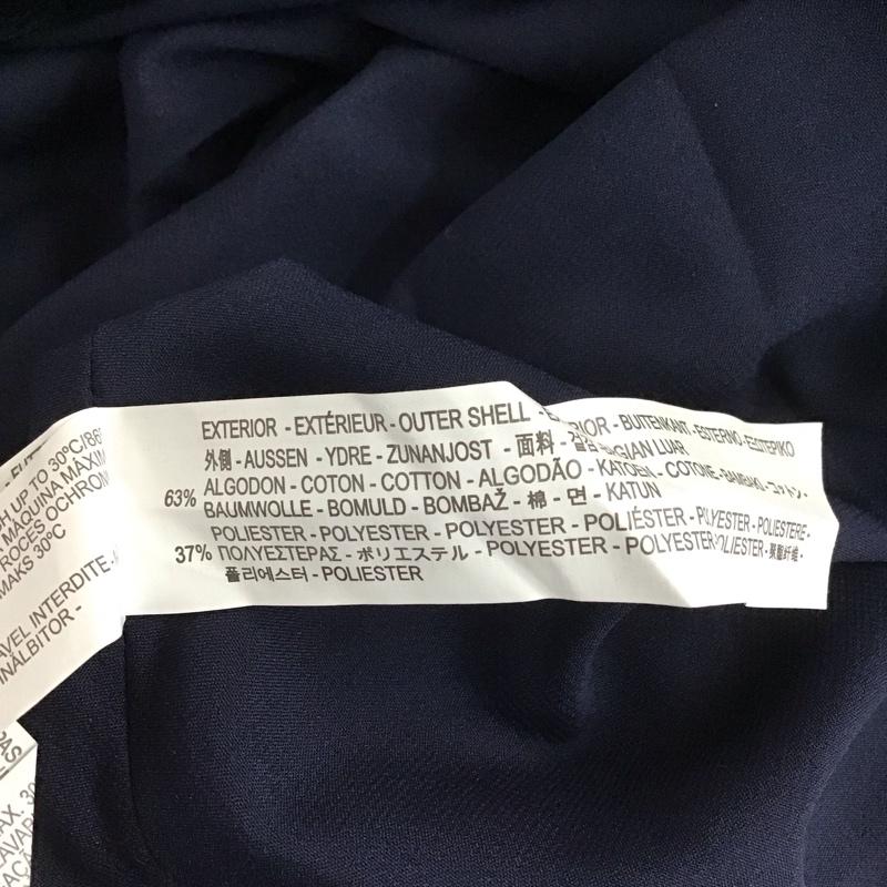 ザラ ZARA ワンピース ひざ丈スカート ノースリーブワンピース ひざ丈ワンピース 総柄 総柄 白 / ホワイト / X 紺 / ネイビー /  レディース USED 古着 中古 10113051