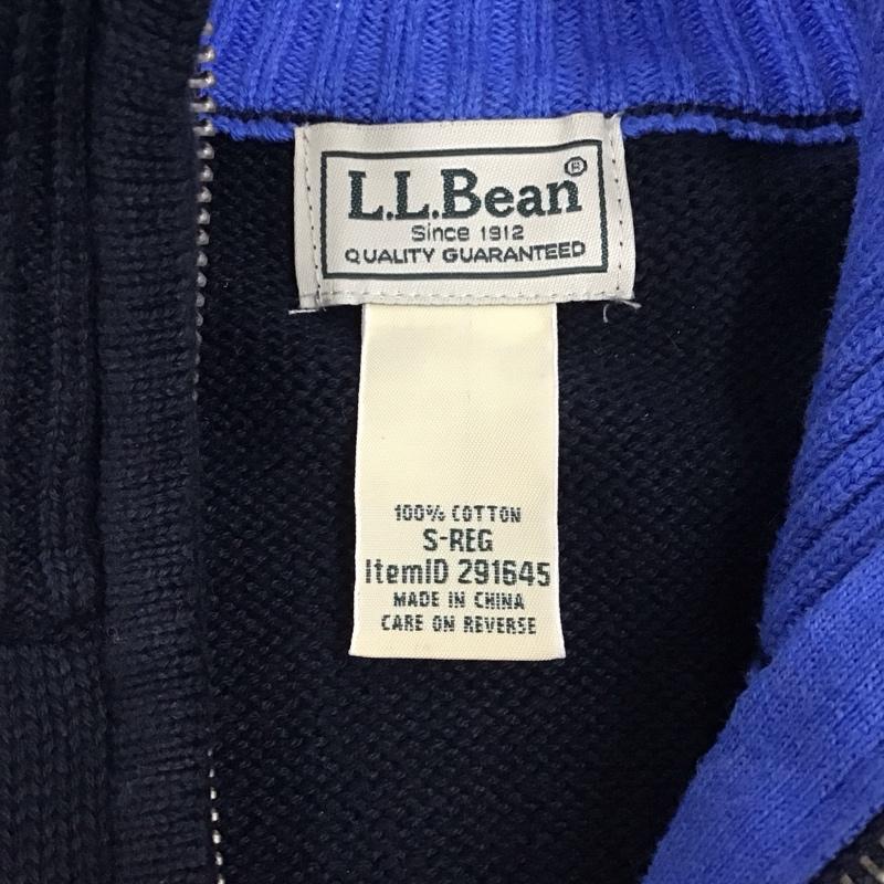 エルエルビーン L.L.Bean ニット、セーター 長袖 長袖ニットカットソー ニット セーター ジップアップネックニット S プリント マルチカラー / マルチカラー /  メンズ USED 古着 中古 10111456