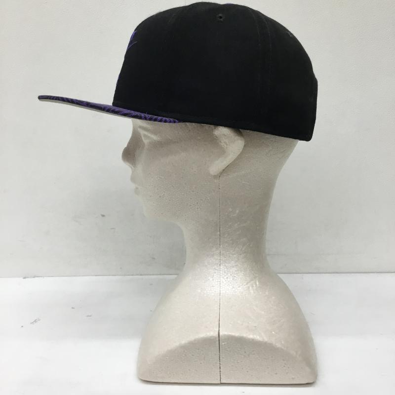 ナイキ NIKE 帽子 キャップ FREE ロゴ、文字 黒 / ブラック / X 紫 / パープル /  メンズ USED 古着 中古 10139792
