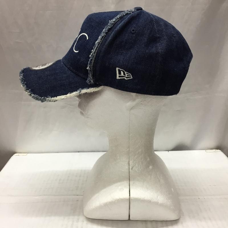 ニューエラ NEW ERA 帽子 キャップ デニム NYC ロゴ、文字 インディゴ / インディゴ /  メンズ USED 古着 中古 10112540