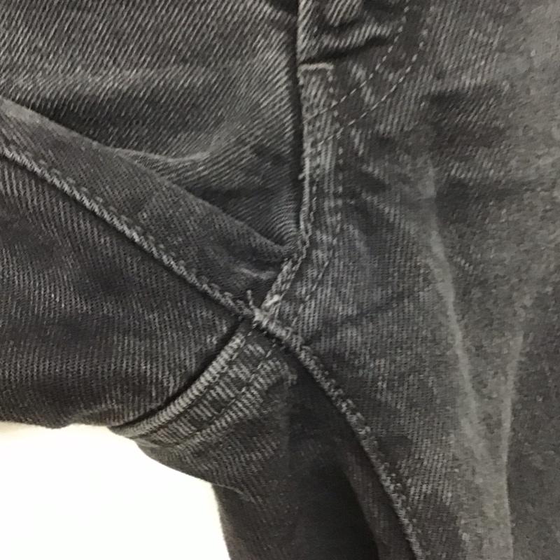 リーバイス Levi s パンツ デニム、ジーンズ W24L30 無地 黒 / ブラック /  レディース USED 古着 中古 10146955