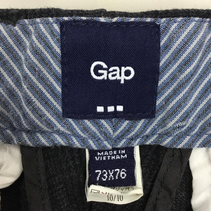 ギャップ GAP パンツ スラックス コットン 73×76 チェック チャコールグレー / チャコールグレー /  メンズ USED 古着 中古 10117812