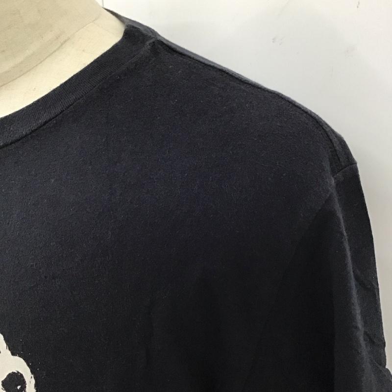 パウエル POWELL Tシャツ 半袖 半袖カットソー プリントTシャツ クルーネックカットソー L プリント 黒 / ブラック /  メンズ USED 古着 中古 10115321