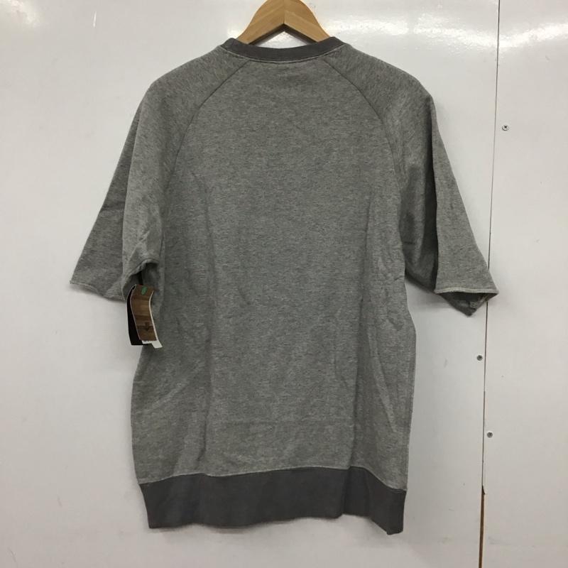 ナイキ NIKE カットソー 半袖 半袖カットソー スウェット XL ロゴ、文字 灰 / グレー /  メンズ USED 古着 中古 10150747