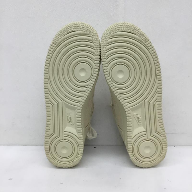 ナイキ NIKE スニーカー スニーカー CZ9084-200　Stussy × Nike Air Force 1 Low Fossil Stone　ステューシー 25.0cm ロゴ、文字 ベージュ / ベージュ /  メンズ USED 古着 中古 10129388