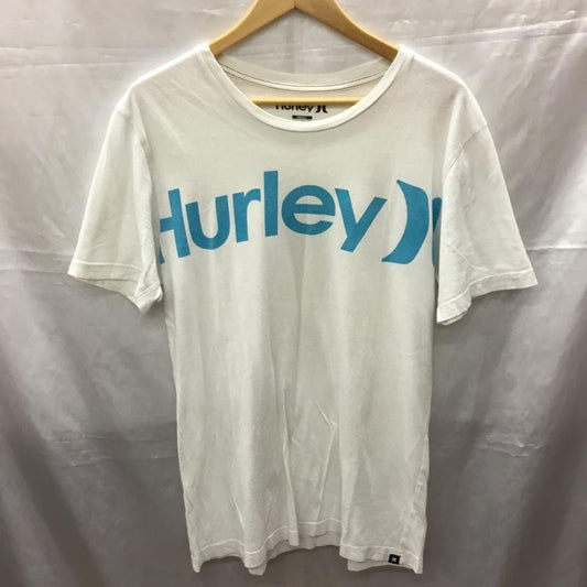 ハーレー Hurley Tシャツ 半袖 J1703B021 クルーネック S ロゴ、文字 白 / ホワイト /  メンズ USED 古着 中古 10115544