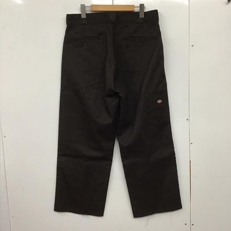 ディッキーズ Dickies パンツ ワークパンツ、ペインターパンツ ワークパンツ ワイドパンツ カジュアルパンツ 34 ロゴ、文字 茶 / ブラウン /  メンズ USED 古着 中古 10144945