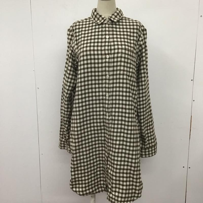 ザノースフェイス THE NORTH FACE ワンピース ひざ丈スカート nrw61218 ポリコットンネルシャツワンピース L チェック マルチカラー / マルチカラー /  レディース USED 古着 中古 10108508