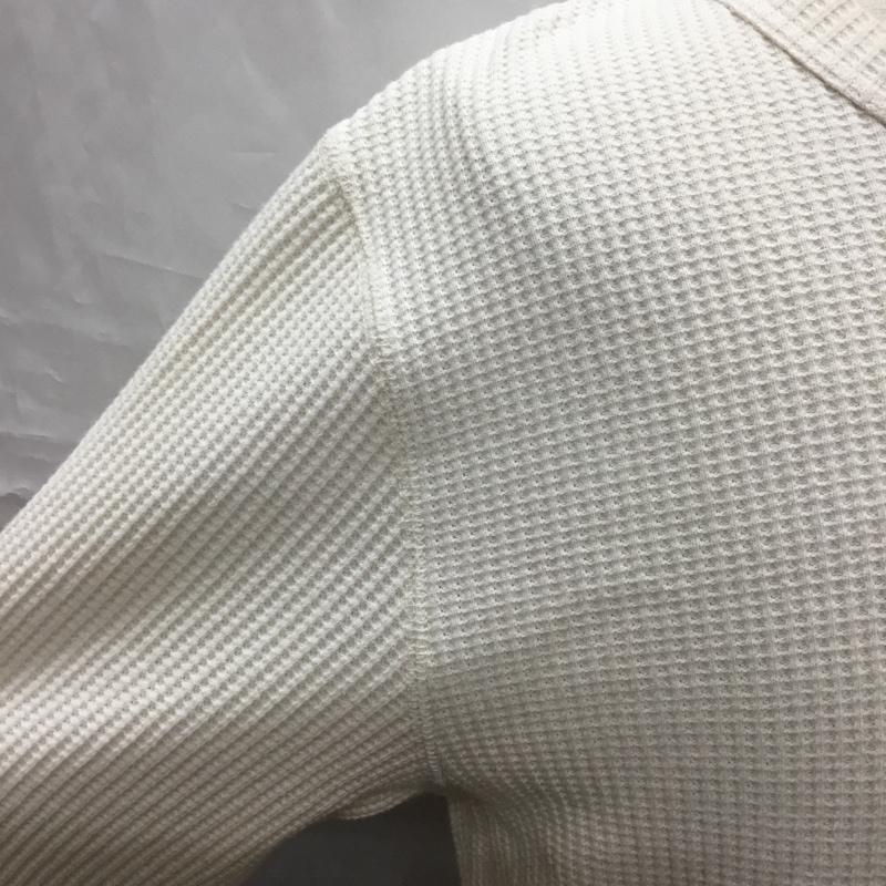 センスオブプレイスバイアーバンリサーチ SENSE OF PLACE by URBAN RESEARCH カットソー 半袖 AA65-11A030 ワッフル サーマル L 無地 アイボリー / アイボリー /  メンズ USED 古着 中古 10116084