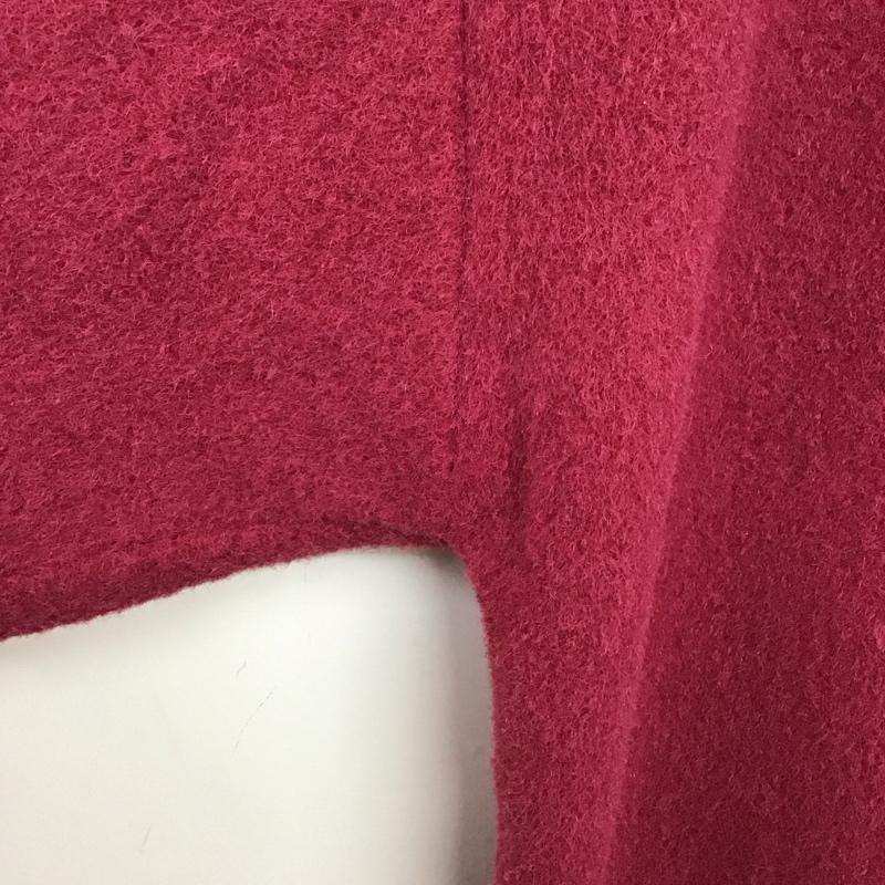 ザラ ZARA ワンピース ロングスカート 長袖ロングワンピース タートルネック M 無地 えんじ / ワインレッド /  レディース USED 古着 中古 10142046