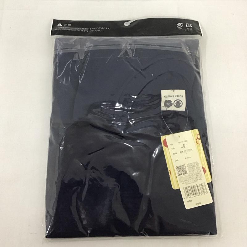 豊天商店 ぶーでんしょうてん Tシャツ 半袖 袖唐草 胸ポケット L 無地 紺 / ネイビー /  メンズ USED 古着 中古 10127566