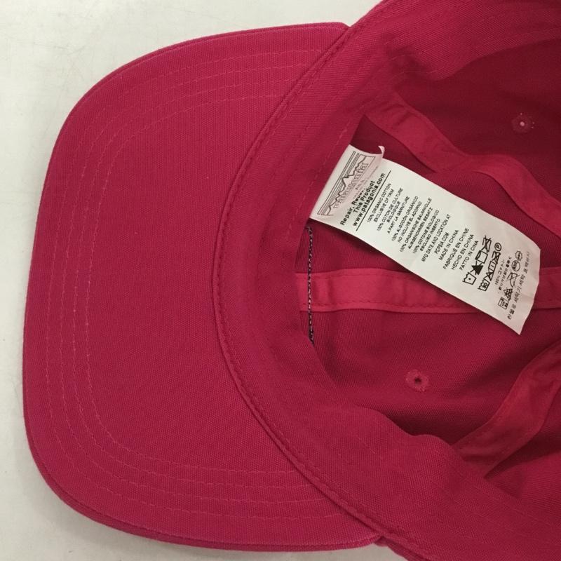 パタゴニア patagonia 帽子 キャップ STY38207FA19 コットン ロゴ、文字 桃 / ピンク /  メンズ USED 古着 中古 10151053