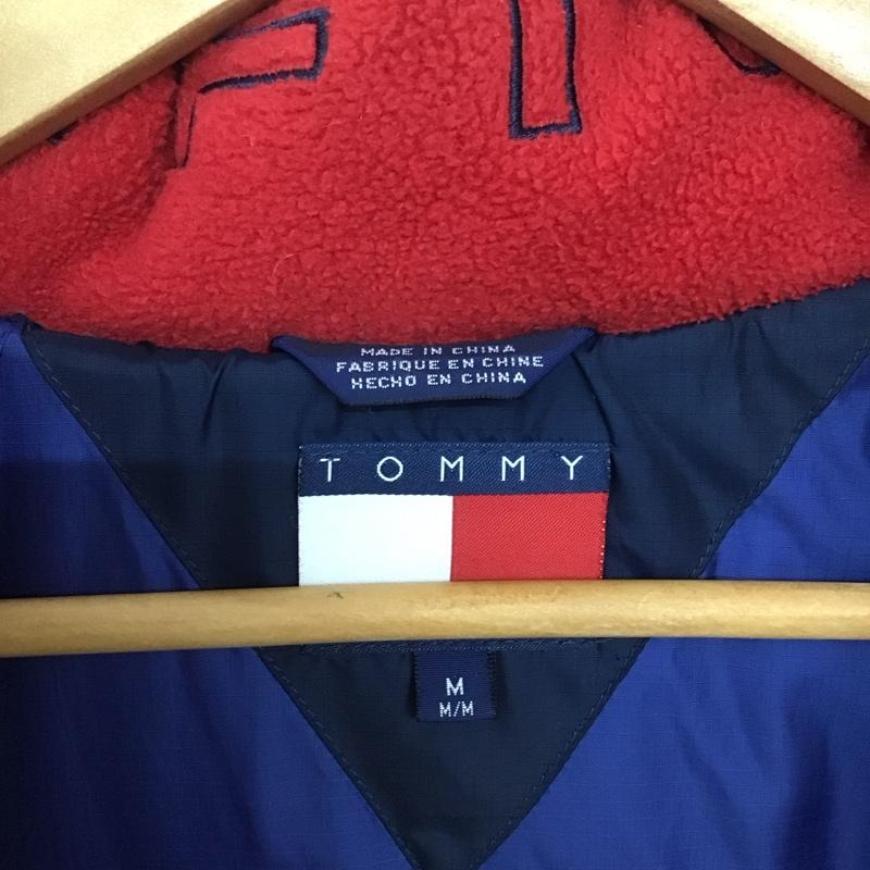 トミーヒルフィガー TOMMY HILFIGER ジャケット、上着 ダウンジャケット 0501679-5665 M 無地 紺 / ネイビー / X 白 / ホワイト / X 赤 / レッド /  メンズ USED 古着 中古 10144702