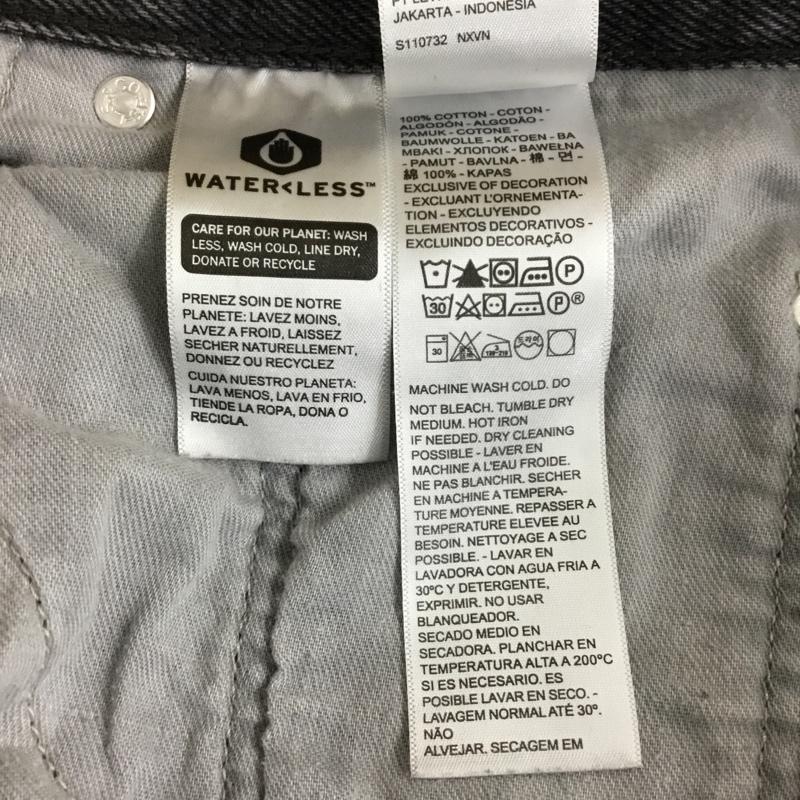 リーバイス Levi s パンツ デニム、ジーンズ A3421-0000 SILVERTAB W32 L30 LOOSE 32インチ 無地 黒 / ブラック /  メンズ USED 古着 中古 10119854