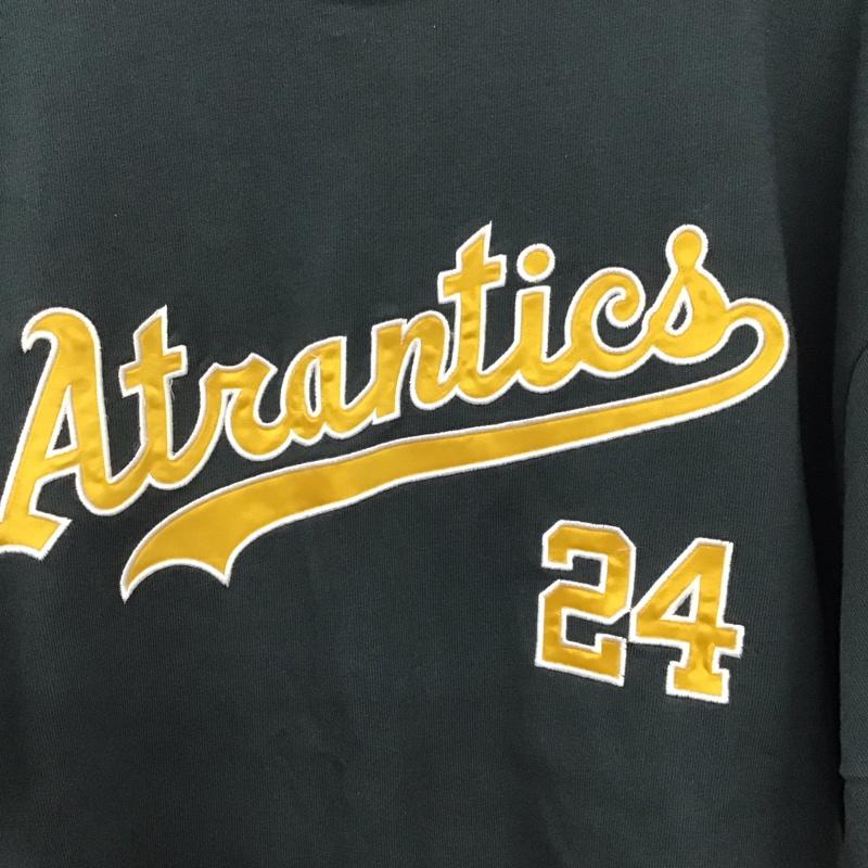 ラッセルアスレティック Russell Athletic Tシャツ 半袖 半袖カットソー プリントTシャツ クルーネックカットソー L ロゴ、文字 緑 / グリーン /  メンズ USED 古着 中古 10140524