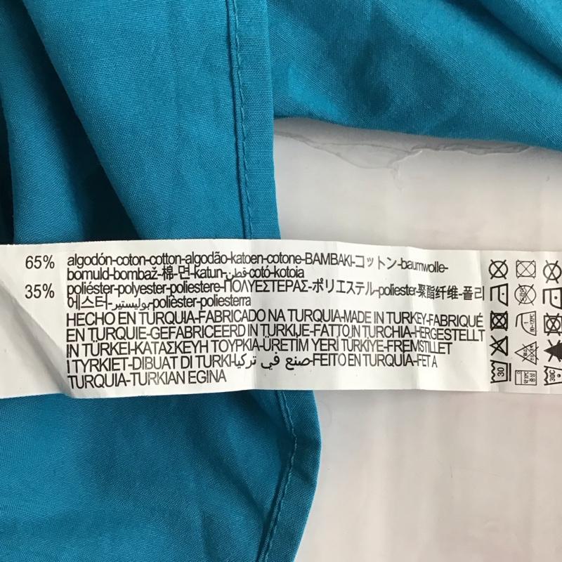 ザラ ZARA カットソー 長袖 長袖カットソー クルーネックカットソー ロングスリーブカットソー M 無地 青 / ブルー /  レディース USED 古着 中古 10116419