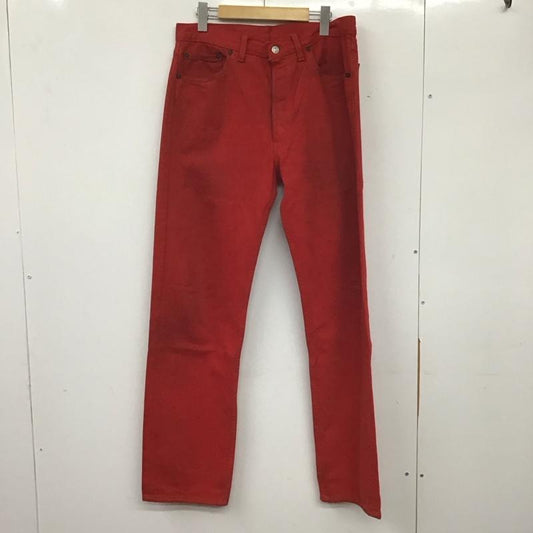 リーバイス Levi s パンツ デニム、ジーンズ デニムパンツ ワイドパンツ カジュアルパンツ 無地 赤 / レッド /  メンズ USED 古着 中古 10138754