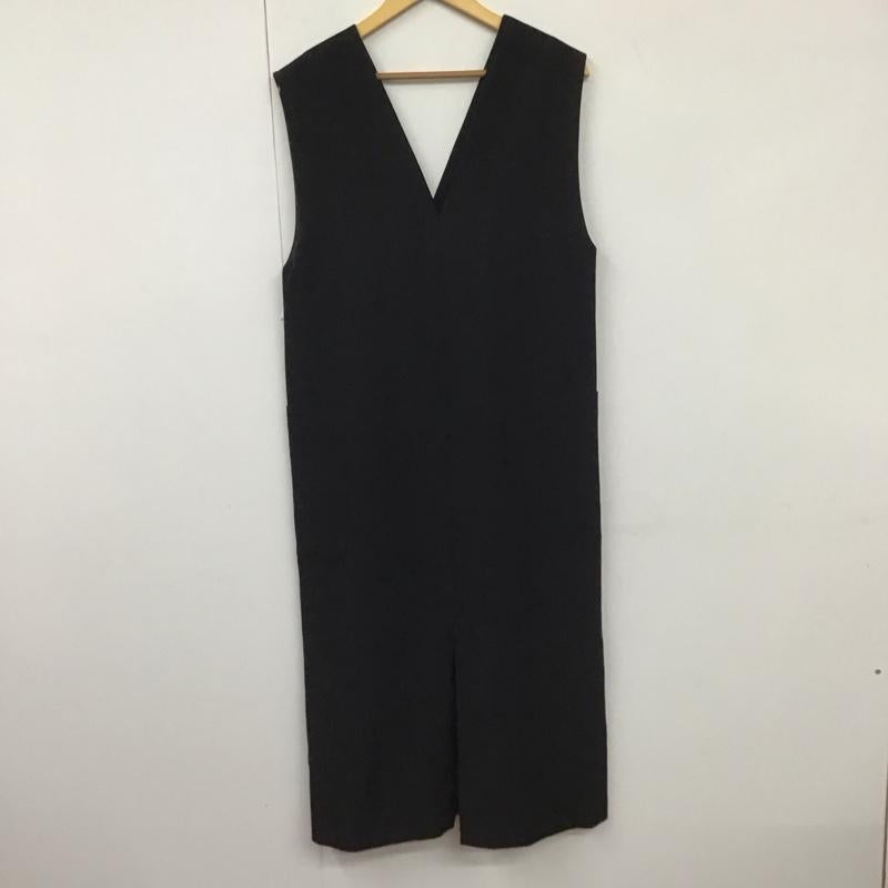 アダムエロペ ADAM ET ROPE  ワンピース ロングスカート FREE 無地 黒 / ブラック /  レディース USED 古着 中古 10130548