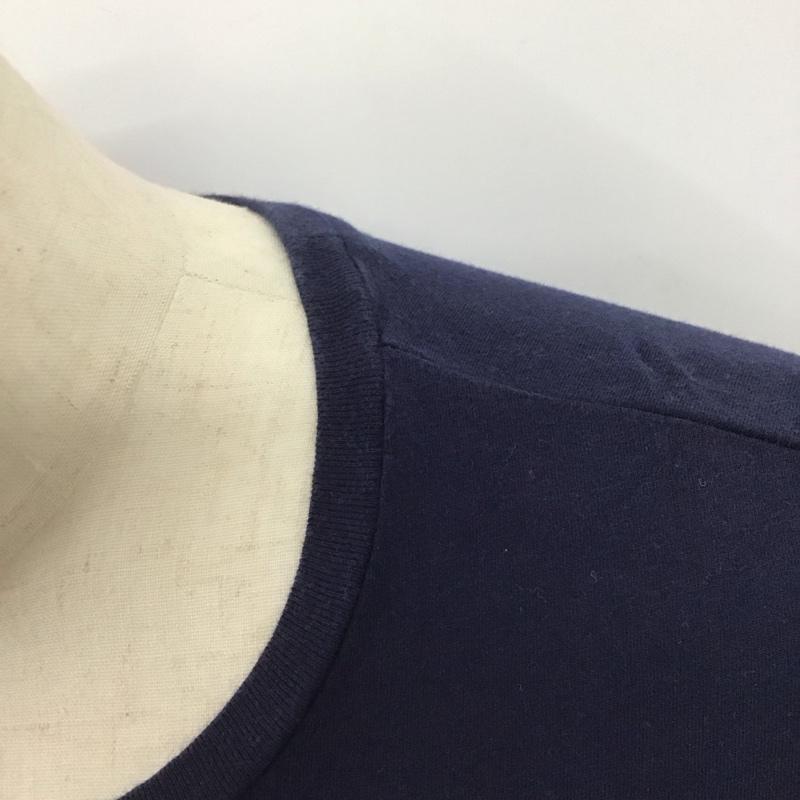ポロラルフローレン POLO RALPH LAUREN Tシャツ 半袖 半袖カットソー プリントTシャツ クルーネックカットソー S ロゴ、文字 紺 / ネイビー /  メンズ USED 古着 中古 10122976