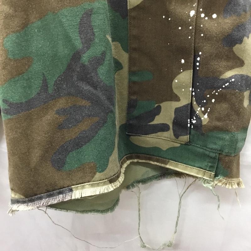 ミリタリー ミリタリー パンツ ショートパンツ ショートパンツ ハーフパンツ カジュアルパンツ ミリタリーパンツ L カモフラージュ柄・迷彩 マルチカラー / マルチカラー /  メンズ USED 古着 中古 10112430