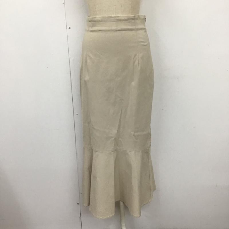 センスオブプレイスバイアーバンリサーチ SENSE OF PLACE by URBAN RESEARCH スカート ロングスカート AA24-25B010 ストレッチハイウエストマーメイドスカート M 無地 グレージュ / グレージュ /  レディース USED 古着 中古 10123213