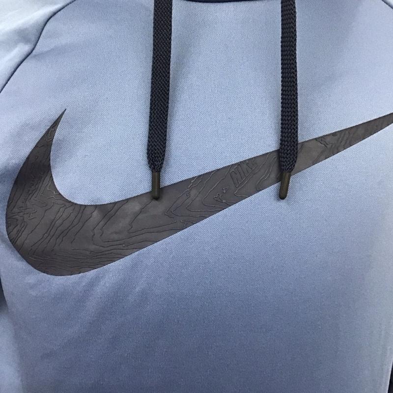 ナイキ NIKE パーカー 長袖 800308-404 パーカー スポーツウェア 長袖 S ロゴ、文字 青 / ブルー /  メンズ USED 古着 中古 10114194