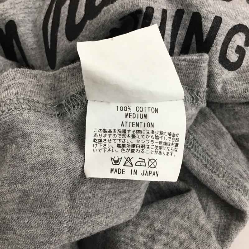 ルードギャラリー RUDE GALLERY Tシャツ 半袖 半袖カットソー プリントTシャツ クルーネックカットソー 3 プリント 灰 / グレー /  メンズ USED 古着 中古 10131232