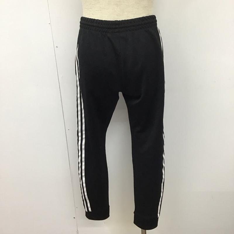 アディダス adidas ボトムス ボトムス GF0210 トラックパンツ ジャージ L ロゴ、文字 黒 / ブラック / X 白 / ホワイト /  メンズ USED 古着 中古 10112216