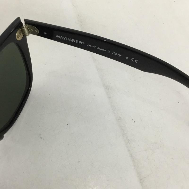 レイバン Ray-Ban めがね・サングラス サングラス RB2140-F WAYFARER カラーレンズ ロゴ、文字 黒 / ブラック /  メンズ USED 古着 中古 10129406