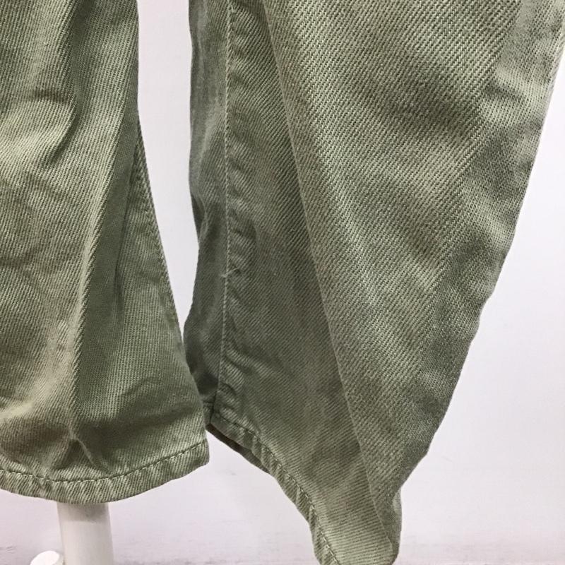 ザラ ZARA パンツ ワークパンツ、ペインターパンツ 5862 152 506 ウエストギャザー 無地 カーキ / カーキ /  レディース USED 古着 中古 10107151