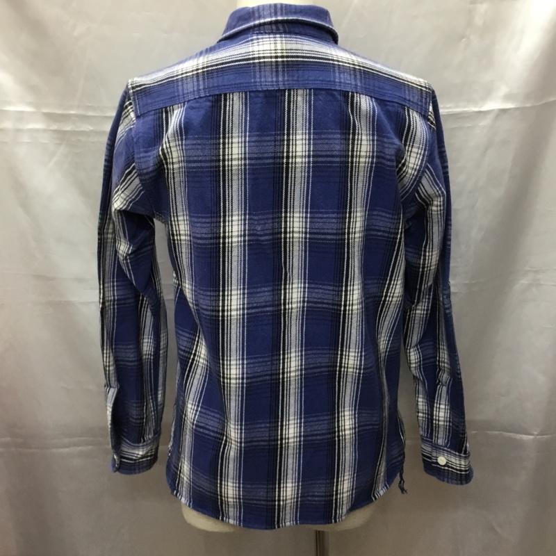 ヒューストン HOUSTON シャツ、ブラウス 長袖 L チェック マルチカラー / マルチカラー /  メンズ USED 古着 中古 10108912