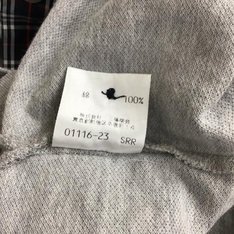 バーバリーロンドン Burberry London ポロシャツ 半袖 半袖ポロシャツ 半袖カットソー カラーシャツ 38 ロゴ、文字 灰 / グレー /  レディース USED 古着 中古 10115912