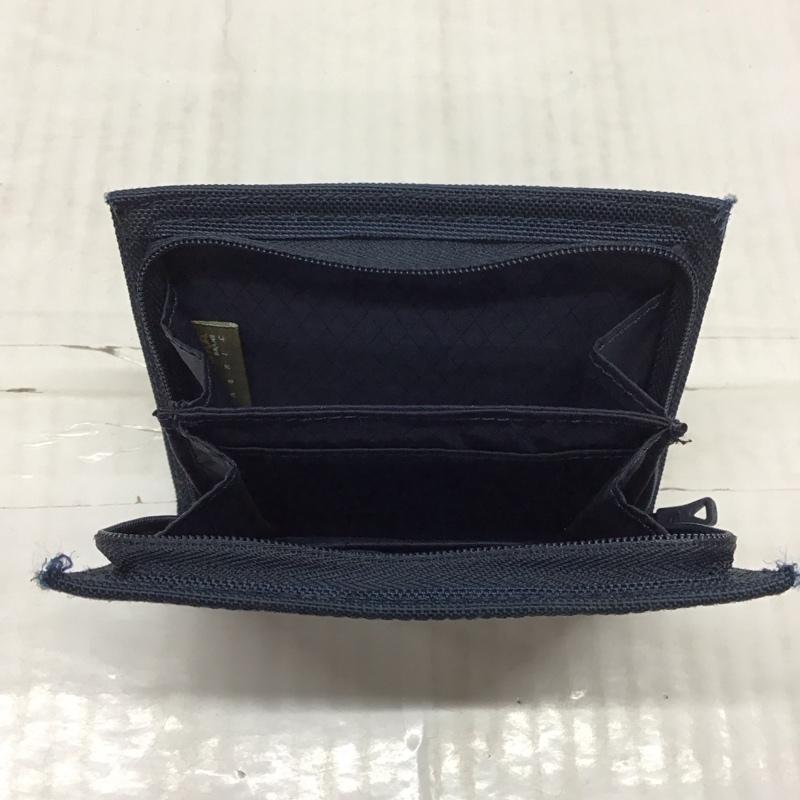 ザノースフェイス THE NORTH FACE 財布 コンパクト財布 NM81608 SHUTTLE WALLET ロゴ、文字 紺 / ネイビー /  メンズ USED 古着 中古 10116458