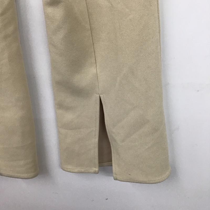 ビームス BEAMS パンツ ワークパンツ、ペインターパンツ ワークパンツ ワイドパンツ カジュアルパンツ ストレッチパンツ S 無地 ベージュ / ベージュ /  レディース USED 古着 中古 10128953