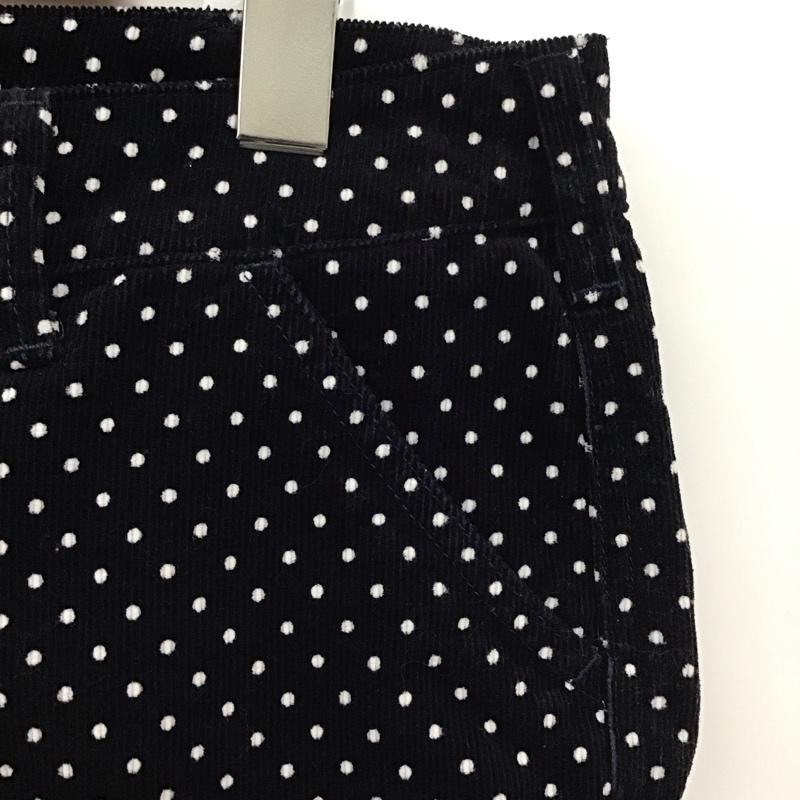 アベイシングエイプ A BATHING APE パンツ ショートパンツ コーデュロイ XS ドット 紺 / ネイビー /  レディース USED 古着 中古 10115098