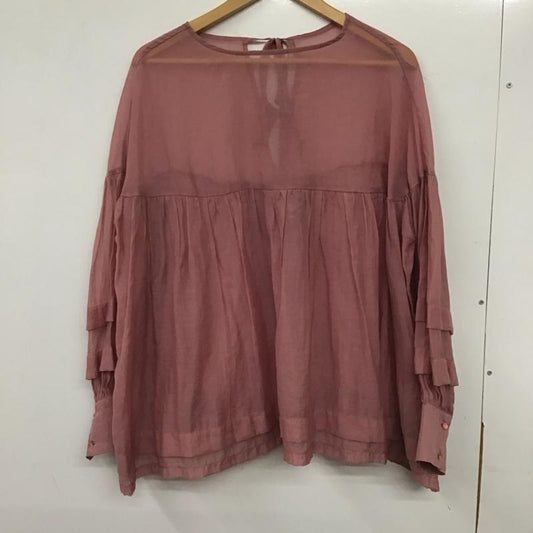 アルシーヴ archives シャツ、ブラウス 長袖 無地 桃 / ピンク /  レディース USED 古着 中古 10139574
