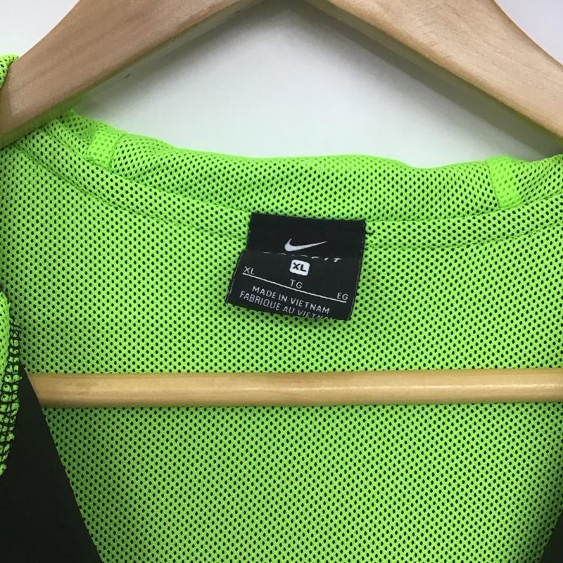 ナイキ NIKE ジャケット、上着 ジャケット、ブレザー bv3304-010 フレックスフルジップジャケット ナイロンジャケット XL ロゴ、文字 黒 / ブラック /  メンズ USED 古着 中古 10146579