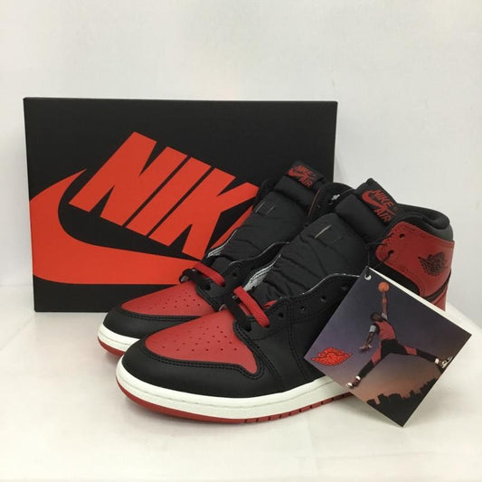 ナイキ NIKE スニーカー スニーカー HV6674-067 AIR JORDAN 1 HIGH 85 28cm 箱有 28.0cm ロゴ、文字 黒 / ブラック / X 赤 / レッド /  メンズ USED 古着 中古 10130765